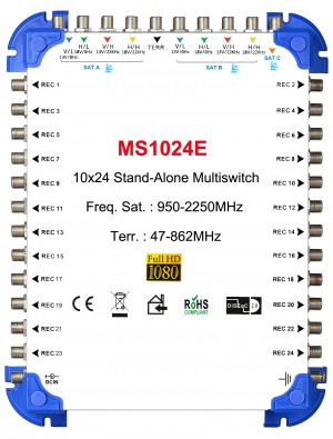 10x24 卫星电视多路开关 独立型