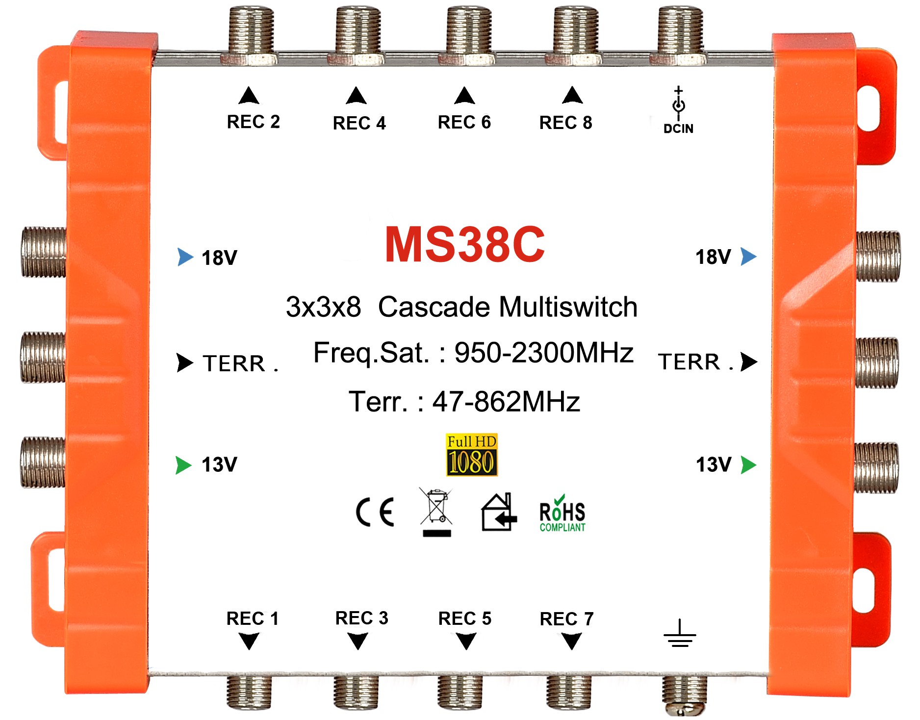 3X8 Multi - switch satellite, cascade Multi - switch