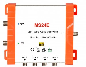 2x4 Satellite multi - Switch, Independent multi - Switch