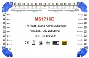 17x16 Multi - switch satellite, multi - switch autonome