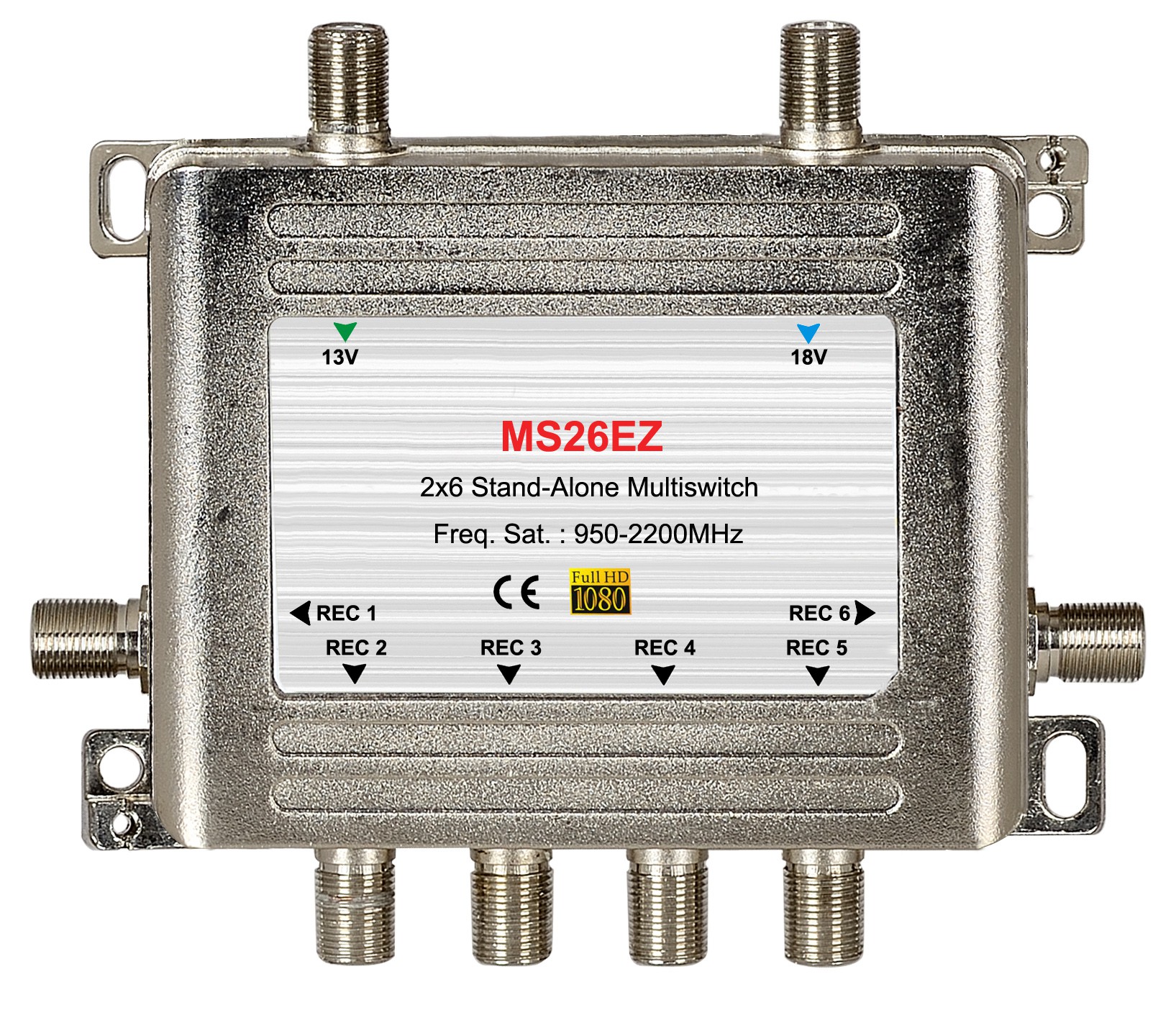 2x6 satélite multiswitch, stand-alone multiswitch