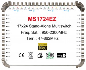 17x24 satellite multi-switch,  Stand-Alone multiswitch