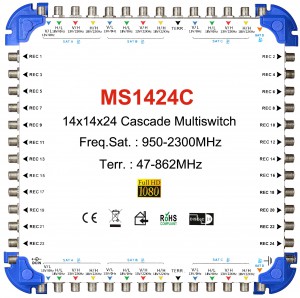 14x24 卫星电视多路开关 级联型