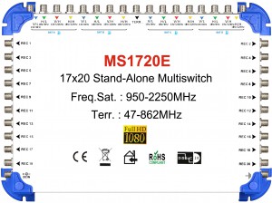 17x20 Multi - switch satellite, Independent Multi - switch
