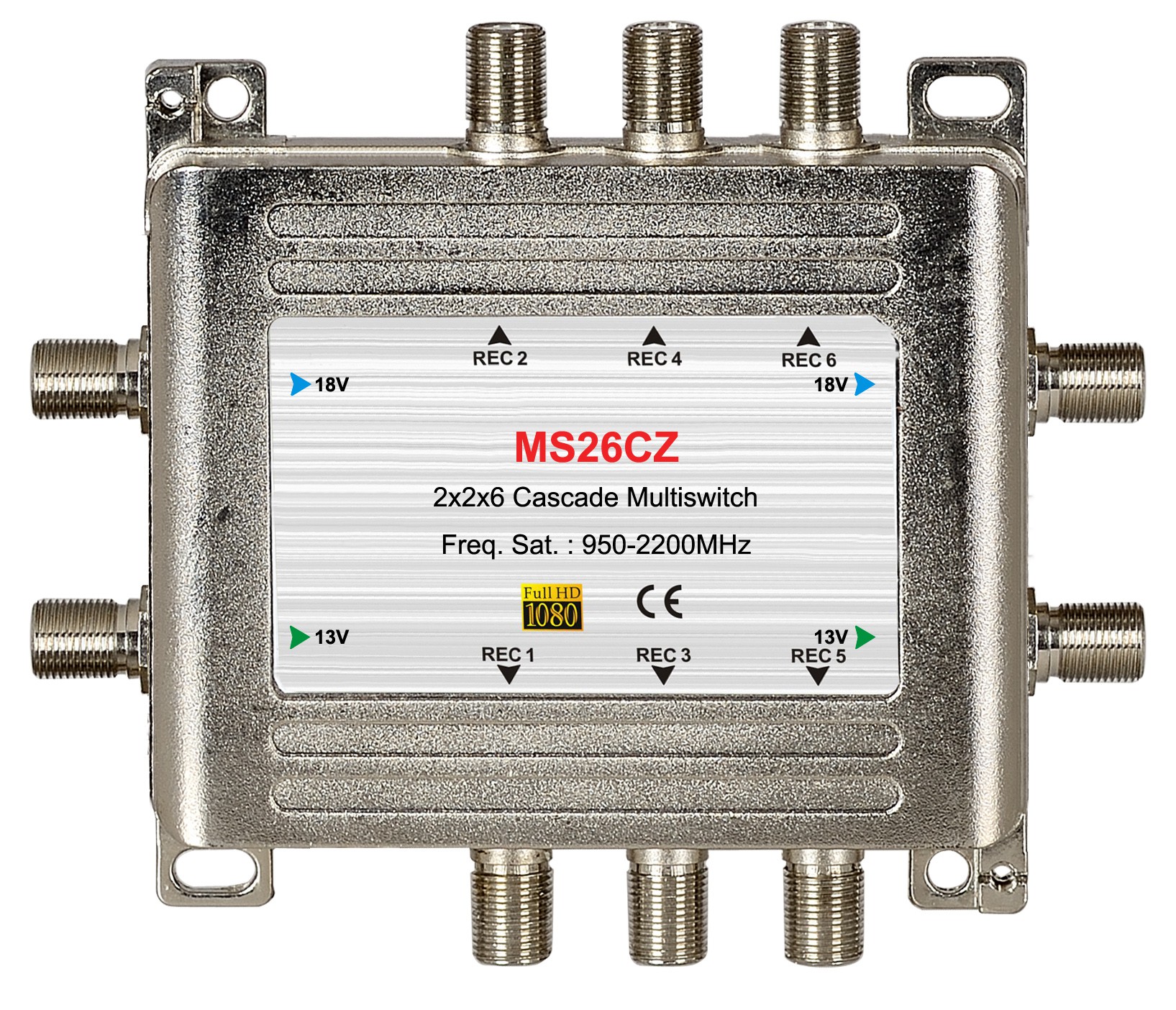 2x6 Satelliten-Multischalter, Kaskaden-Multischalter