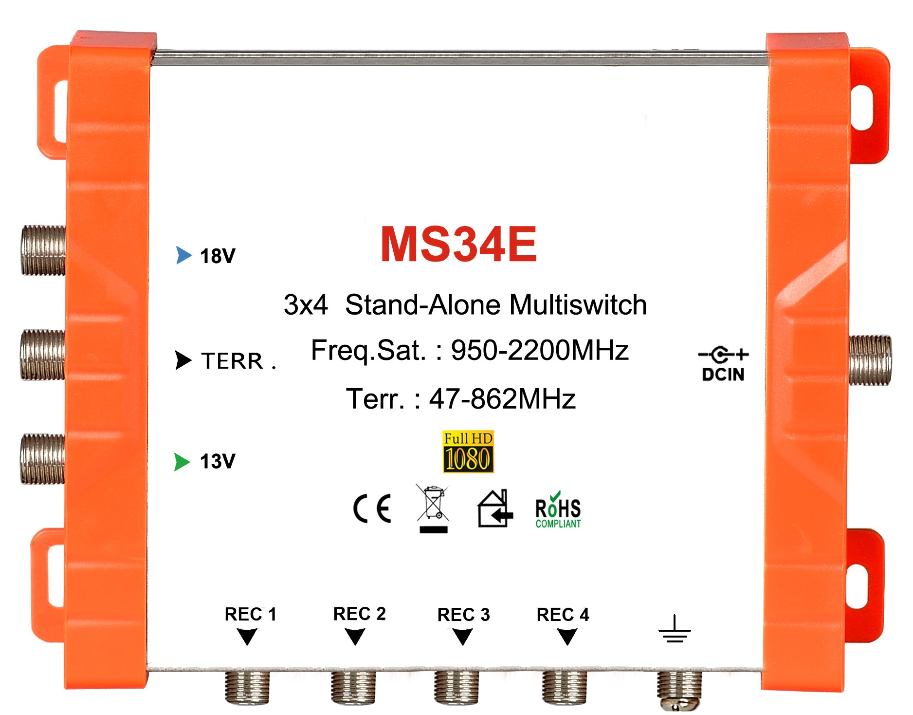 3x4 satellite Multi - switch, Independent Multi - switch