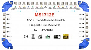 17x12 Multi - switch satellite, multi - switch autonome