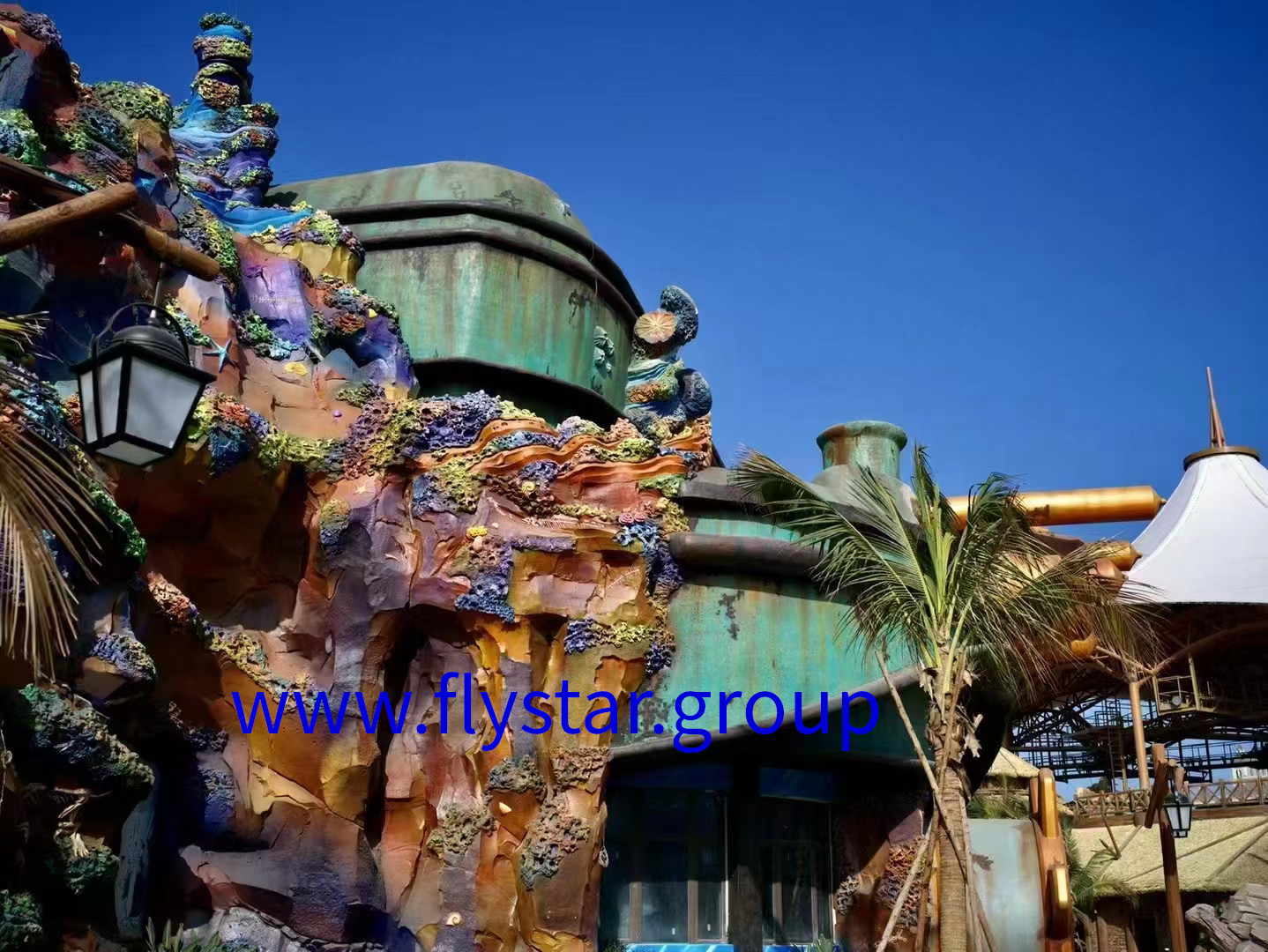 Glass Fibre Reinforced Plastics (GFRP) Products landscape rockery